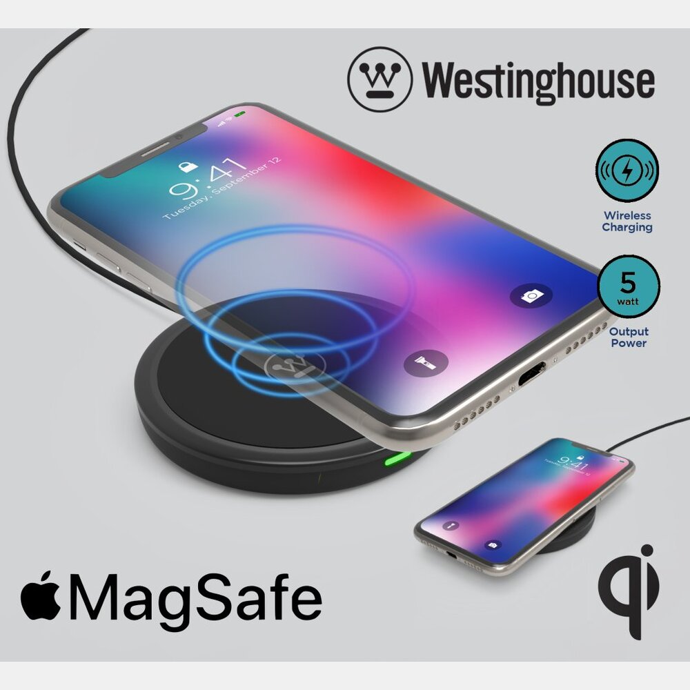 Westinghouse Qi Certified Ultra Thin MAGSAFE Fast Wireless Charging Pad